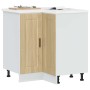 Mueble bajo esquina de cocina porto madera reconstituida en Armarios de cocina | Comprar online en Foru.es