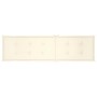 Tumbona de jardín con reposapiés y cojín madera maciza acacia de vidaXL, Tumbonas - Ref: Foro24-3064016, Precio: 139,67 €, De...