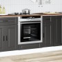 Mueble de horno Porto negro madera reconstituida en Armarios de cocina | Comprar online en Foru.es