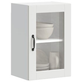 Armario de pared para cocina con puerta de cristal Porto blanco en Armarios de cocina | Comprar online en Foru.es