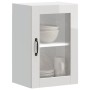 Armario pared para cocina puerta cristal Porto blanco brillante en Armarios de cocina | Comprar online en Foru.es