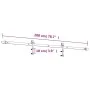 Puerta corredera con herrajes madera maciza de pino 90x210 cm de vidaXL, Puertas - Ref: Foro24-3203041, Precio: 210,79 €, Des...
