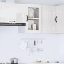 Armario pared para cocina puerta cristal Porto blanco brillante en Armarios de cocina | Comprar online en Foru.es