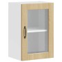Armario de pared para cocina puerta cristal Porto roble sonoma en Armarios de cocina | Comprar online en Foru.es