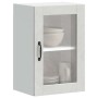 Armario de pared para cocina puerta cristal Porto gris hormigón en Armarios de cocina | Comprar online en Foru.es