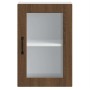 Armario de pared para cocina puerta cristal Porto roble marrón en Armarios de cocina | Comprar online en Foru.es