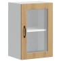 Armario pared para cocina puerta cristal Porto roble artesanal en Armarios de cocina | Comprar online en Foru.es