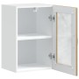 Armario pared para cocina puerta cristal Porto roble artesanal en Armarios de cocina | Comprar online en Foru.es