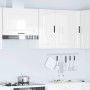 Armario pared cocina Porto madera ingeniería blanca alto brillo en Armarios de cocina | Comprar online en Foru.es