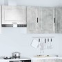 Armario de pared cocina Porto madera ingeniería gris hormigón en Armarios de cocina | Comprar online en Foru.es
