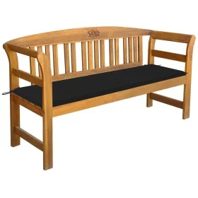 Banco de jardín con cojín madera acacia maciza 157 cm de vidaXL, Bancos de jardín - Ref: Foro24-3064273, Precio: 186,45 €, De...