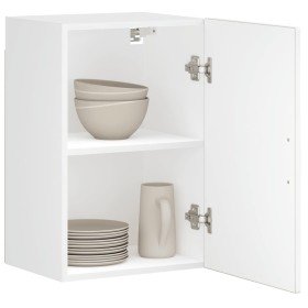 Armario pared cocina Porto madera ingeniería blanca alto brillo en Armarios de cocina | Comprar online en Foru.es