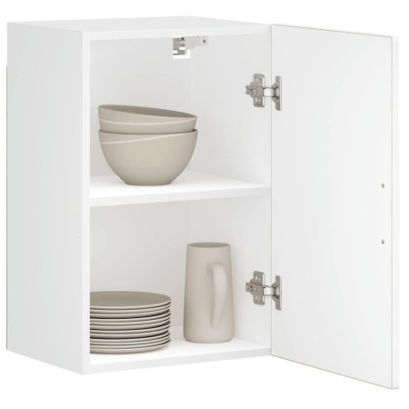 Armario pared cocina Porto madera ingeniería blanca alto brillo en Armarios de cocina | Comprar online en Foru.es