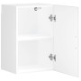 Armario pared cocina Porto madera ingeniería blanca alto brillo en Armarios de cocina | Comprar online en Foru.es