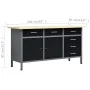 Workbench with four wall panels and two cabinets by vidaXL, Work tables - Ref: Foro24-3053440, Price: 809,45 €, Discount: %