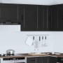 Mueble de pared de cocina Porto madera contrachapada negra en Armarios de cocina | Comprar online en Foru.es