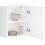 Armario pared cocina Porto madera ingeniería blanca alto brillo en Armarios de cocina | Comprar online en Foru.es
