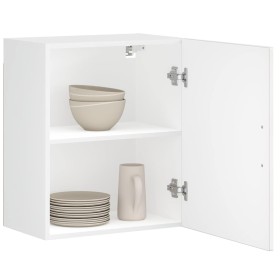 Armario pared cocina Porto madera ingeniería blanca alto brillo en Armarios de cocina | Comprar online en Foru.es