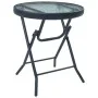 Mesa y sillas de bistró 3 piezas acero gris taupe de vidaXL, Conjuntos de jardín - Ref: Foro24-3054574, Precio: 143,22 €, Des...