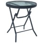 Mesa y sillas de bistró 3 piezas acero gris taupe de vidaXL, Conjuntos de jardín - Ref: Foro24-3054574, Precio: 144,07 €, Des...