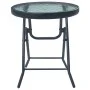 Mesa y sillas de bistró 3 piezas acero gris taupe de vidaXL, Conjuntos de jardín - Ref: Foro24-3054574, Precio: 143,22 €, Des...