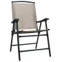Mesa y sillas de bistró 3 piezas acero gris taupe de vidaXL, Conjuntos de jardín - Ref: Foro24-3054574, Precio: 143,22 €, Des...