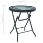 Mesa y sillas de bistró 3 piezas acero gris taupe de vidaXL, Conjuntos de jardín - Ref: Foro24-3054574, Precio: 143,22 €, Des...
