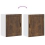 Armarios pared para cocina 2 uds Porto roble ahumado en Armarios de cocina | Comprar online en Foru.es