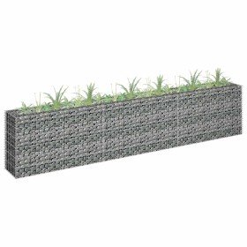 Arriate de gaviones de acero galvanizado 270x30x60 cm en Macetas y jardineras | Comprar online en Foru.es