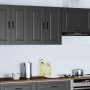 Mueble de pared de cocina Porto madera contrachapada negra en Armarios de cocina | Comprar online en Foru.es