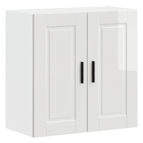 Armario pared cocina Porto madera ingeniería blanca alto brillo en Armarios de cocina | Comprar online en Foru.es