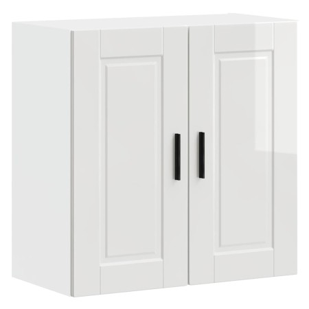Armario pared cocina Porto madera ingeniería blanca alto brillo en Armarios de cocina | Comprar online en Foru.es