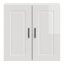 Armario pared cocina Porto madera ingeniería blanca alto brillo en Armarios de cocina | Comprar online en Foru.es