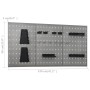 Banco de trabajo con tres paneles de pared y un armario de vidaXL, Mesas de trabajo - Ref: Foro24-3053438, Precio: 495,94 €, ...