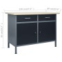 Banco de trabajo con tres paneles de pared y un armario de vidaXL, Mesas de trabajo - Ref: Foro24-3053438, Precio: 495,94 €, ...