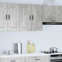 Armario de pared cocina Porto madera ingeniería gris hormigón en Armarios de cocina | Comprar online en Foru.es