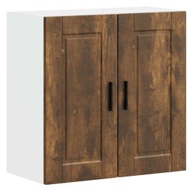 Armario de pared cocina Porto madera ingeniería roble ahumado en Armarios de cocina | Comprar online en Foru.es