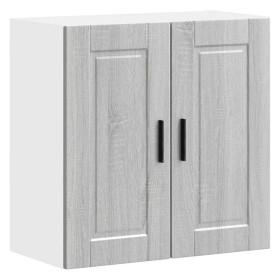 Armario de pared de cocina Porto gris sonoma madera ingeniería en Armarios de cocina | Comprar online en Foru.es