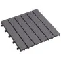 Baldosas de terraza 20 uds madera maciza acacia gris 30x30 cm by vidaXL, Floors and carpets - Ref: Foro24-3054432, Price: 99,...