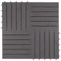 Baldosas de terraza 20 uds madera maciza acacia gris 30x30 cm by vidaXL, Floors and carpets - Ref: Foro24-3054432, Price: 99,...