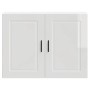 Armario pared cocina Porto madera ingeniería blanca alto brillo en Armarios de cocina | Comprar online en Foru.es