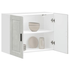 Armario de pared cocina Porto madera ingeniería gris hormigón en Armarios de cocina | Comprar online en Foru.es