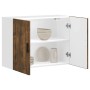 Armario de pared cocina Porto madera ingeniería roble ahumado en Armarios de cocina | Comprar online en Foru.es