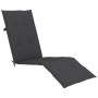 Tumbona de jardín con reposapiés y cojín madera maciza acacia de vidaXL, Tumbonas - Ref: Foro24-3064014, Precio: 140,06 €, De...