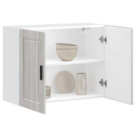 Armario de pared de cocina Porto gris sonoma madera ingeniería en Armarios de cocina | Comprar online en Foru.es