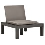 Tumbonas jardín con cojines 4 unidades plástico gris antracita de vidaXL, Sillas de jardín - Ref: Foro24-3054427, Precio: 341...