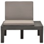 Tumbonas jardín con cojines 4 unidades plástico gris antracita de vidaXL, Sillas de jardín - Ref: Foro24-3054427, Precio: 341...