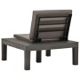 Tumbonas jardín con cojines 2 unidades plástico gris antracita de vidaXL, Sillas de jardín - Ref: Foro24-3054426, Precio: 172...