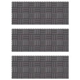 Terrace tiles 30 units washed gray acacia wood 30x30cm by vidaXL, Floors and carpets - Ref: Foro24-3054435, Price: 151,70 €, ...