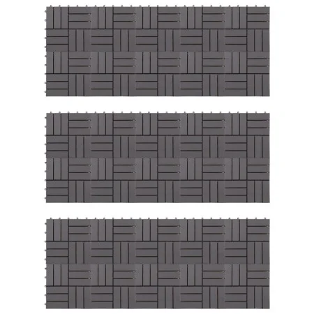 Baldosas de terraza 30 uds madera acacia gris deslavado 30x30cm de vidaXL, Suelos y moquetas - Ref: Foro24-3054435, Precio: 1...
